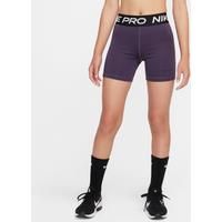 Nike Pro Leak Protection: Period Girls' Dri-FIT Shorts - Purple - Polyester/Elastane