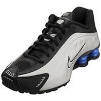 Nike Shox R4 Womens Fashion Trainers in Black Silver - 6 UK