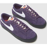 Nike blazer low 77 vintage trainers in purple