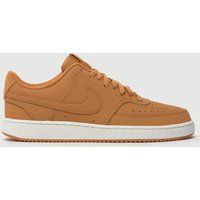 Nike court vision trainers in tan