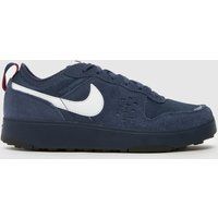 Nike navy c1ty Boys Youth trainers