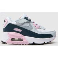 Nike white multi air max 90 easyon Girls Junior trainers