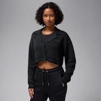 Nike Air Jordan Women's Knit Cardigan - Black - Acrylic/Lyocell/Linen/Elastane/Nylon