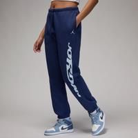 Nike Jordan Brooklyn Fleece Women's Trousers - Blue - Cotton/Polyester