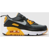 Nike grey multi air max 90 easy on Boys Junior trainers