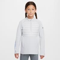 Tottenham Hotspur Academy Winter Warrior Older Kids' Nike Therma-FIT Football Drill Top - Grey - Polyester