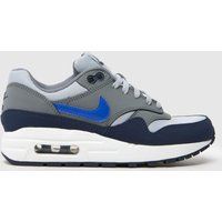 Nike grey multi air max 1 Boys Youth trainers