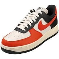 Nike Air Force 1 07 Lv8 Mens Fashion Trainers in Black Orange - 8 UK
