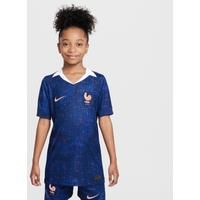 FFF 2025 Match Home (Women's Team) Big Kids' Nike Dri-FIT ADV Soccer Authentic Jersey - Blue - Polyester