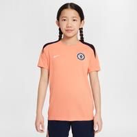 Chelsea F.C. Strike Special Edition Older Kids' Nike Dri-FIT Football Short-Sleeve Knit Top - Orange - Polyester