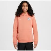 Chelsea F.C. Club Special Edition Older Kids' (Boys') Nike Football Pullover Hoodie - Orange - Cotton/Polyester