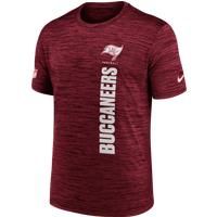 Tampa Bay Buccaneers Sideline Velocity Men's Nike Dri-FIT NFL T-Shirt - Red - Polyester
