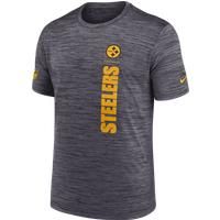 Pittsburgh Steelers Sideline Velocity Men's Nike Dri-FIT NFL T-Shirt - Black - Polyester