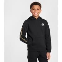 Nike Sportswear Standard Issue Older Kids' (Boys') Fleece Pullover Hoodie - Black - Cotton/Polyester