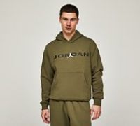 Jordan Essential Fleece Air Stretch Overhead Hoodie - Green - Size S