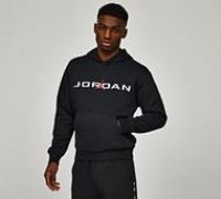 Jordan Essential Fleece Air Stretch Overhead Hoodie - Black - Size M