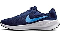 NIKE Men/'s Revolution 7 Sneaker, Blue Void University Blue Whit, 9 UK