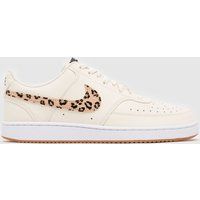 Nike court vision trainers in off-white multi