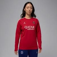 Nike Paris Saint-Germain Strike Fourth Women's Jordan Dri-FIT Football Knit Crew-Neck Top - Red - Polyester/Elastane