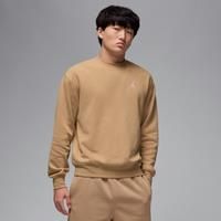 Nike Jordan Brooklyn Fleece Men's Crew-Neck Sweatshirt - Brown - Cotton/Polyester