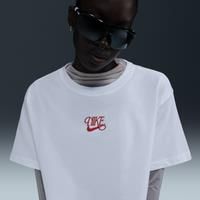 Nike Sportswear Women's Short-Sleeve Cropped T-Shirt - White - Cotton