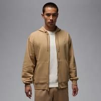 Nike Jordan Brooklyn Fleece Men's Full-Zip Hoodie - Brown - Cotton/Polyester