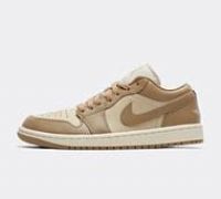 Jordan Womens Air Jordan 1 Low Trainer - Beige - Size 4