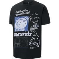 Dallas Mavericks Courtside Men's Nike NBA Max90 T-Shirt - Black - Cotton