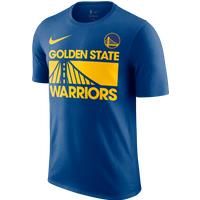 Golden State Warriors Courtside Men's Nike NBA T-Shirt - Blue - Cotton