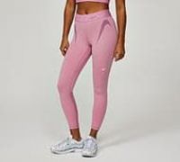 Nike Womens Dri-FIT Medium-Rise 7/8 Legging - Pink - Size M