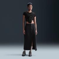 Nike Sportswear Collection Women's Twill Skirt - Black - Cotton/Polyester/Elastane