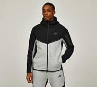Nike Tech Fleece Windrunner Colour Block Hoodie - Black - Size XL