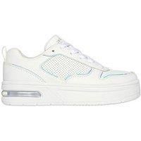 Skechers Unisex Kids Court Hi-air Sneaker, White, 13 UK