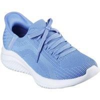 Skechers Women/'s Ultra Flex 3.0 Brilliant Path, Periwinkle Knit/Pink Trim, 7 UK