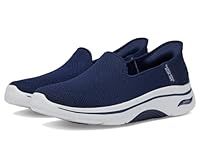 Skechers Womens Slip Ins: Go Walk Arch Fit 2.0 Delara Runners Navy/White 5 (38)