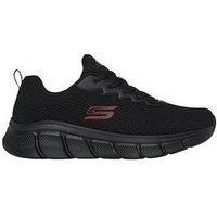 Skechers Men/'s BOBS B Flex CHILL Edge Trainers, Black Knit, 10 UK