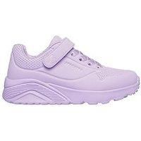 Skechers UNO LITE Trainers, Lavender Synthetic/Trim, 2 UK