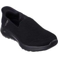 Skechers Women/'s GO Walk Joy Vela Slip-On, Black, 8