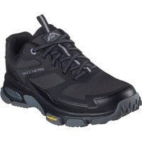 Skechers Skech-Air Sleek Envoy Leather Men's Black Hiking Boots New