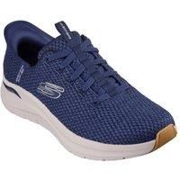 Skechers Slip-ins Arch Fit 2.0 Vegan Mens Casual Trainers in Navy