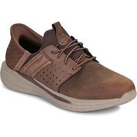 Skechers USA Men/'s Men/'s Slade-Zachary Hands Free Slip-in Moccasin, Brown, 6.5 UK