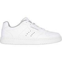 Skechers Childrens Trainers Quick Street Lace Up white UK Size