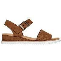 Skechers Bob/'s Womens Desert KISS SERENDIPITOUS, Chestnut Microfiber, 6 UK