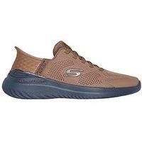 Skechers Slip-Ins Bounder 20 Trainers- Light Brown