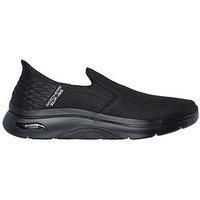 Skechers GO WALK Arch Fit 2.0 Textile Men's Black Trainers New
