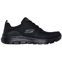 Skechers Flex Adv 5.0 232821 Black Combination of Materials Mens Shoes Standard Fit 8 UK