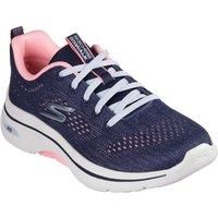 Skechers Women/'s GO Walk Arch FIT 2.0 Vivid Sunset Sneaker, Navy, 4 UK