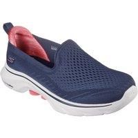 Skechers Women/'s GO Walk 7 Vina Sneaker, Navy, 6 UK