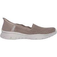 Skechers Women/'s Seager Believe IT Sneaker, Brown, 3 UK
