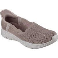 Skechers Women/'s Seager Believe IT Sneaker, Brown, 8 UK